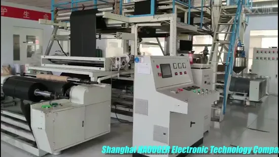 Pellicola di carbonio conduttiva PE per elettrodi TENS/Pellicola di plastica conduttiva nera