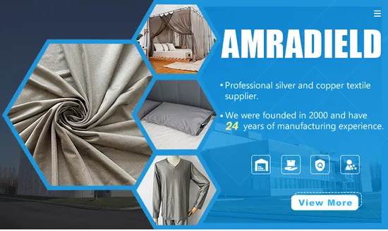 Elegante federa per cuscino Earthing Grounding con fibre di cotone e argento